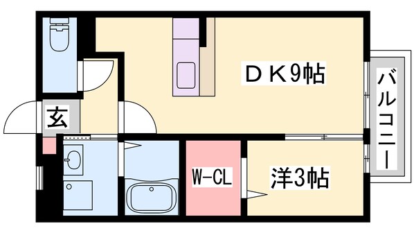 上郡駅 徒歩17分 2階の物件間取画像